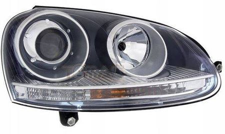 Forlygter VW Golf 5 V GTI look SORT