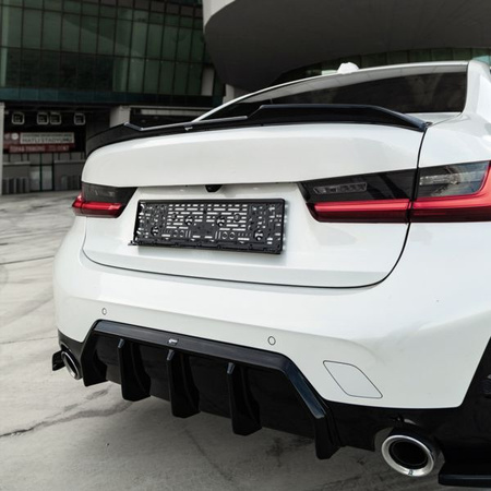 CAP SPOILER til BMW G20 M340i 18- M3 G80 22- GLOSS BLACK