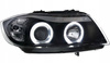 Forlygter Forlygter BMW E90/E91 Sorte ringe