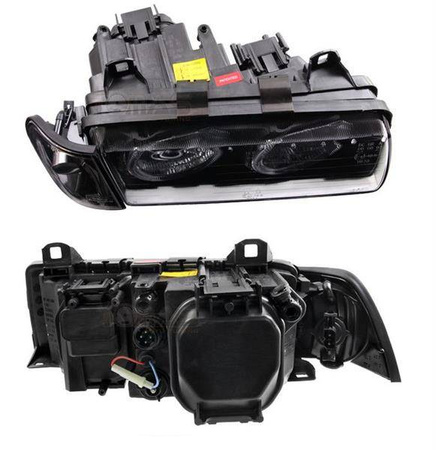 Forlygter BMW E36 BLACK Coupe / Cabrio