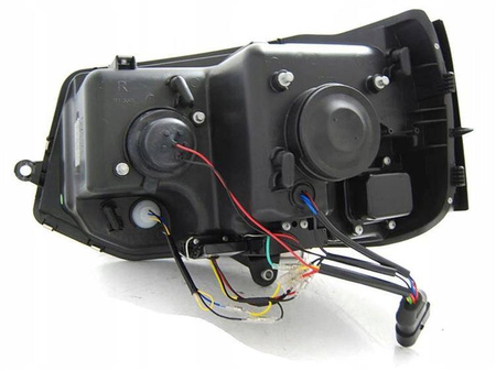 Lygter Vw T5 2010-2015 led-rør sort t6 look dts