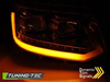 Forlygter ny VW T5 10-15 LED TUBE CHROME T6 LOOK DRL LIFT