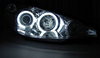 Forlygter Peugeot 206 02- Ringi Ccfl Chrome