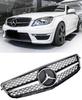 GRILL MERCEDES W204 07- B/C C63 LOOK AMG LOGO