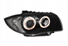 Forlygter Bmw e81 e87 ringi sort 2stk