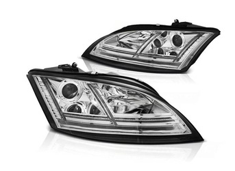 Audi Tt lygter 06-10 8j Chrome Led Drl Dts Xenon