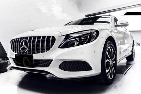 GRILL MERCEDES W205 14- GTR PANAMERICAN CHROME 360