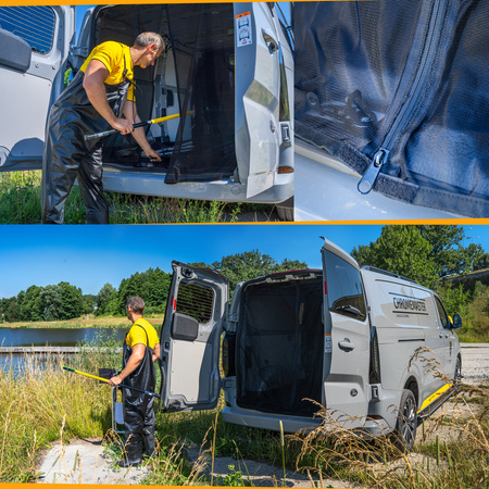 Bagdør myggenet klap insektnet VW VOLKSWAGEN T4 1990-2003