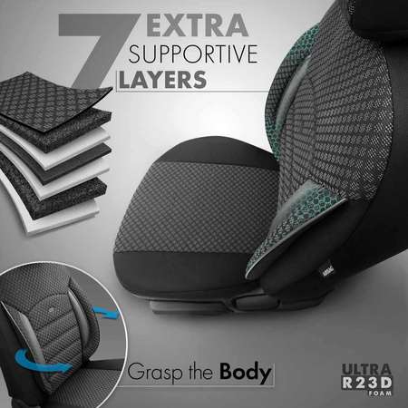 Sæt med betræk til autostol OTOM SPORT PLUS 101