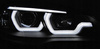 Forlygter BMW X5 E70 07-13 DRL SORT 3D