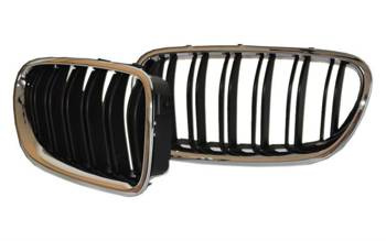 GRILL (NYRE) BMW F10/F11 LOOK M5 SORT/KROM