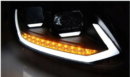 Lygter Vw Touran II 10-15 sort rør drl dts led