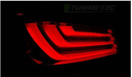 LED-lys Bmw E60 LCI 07-10 rød hvid led-bar