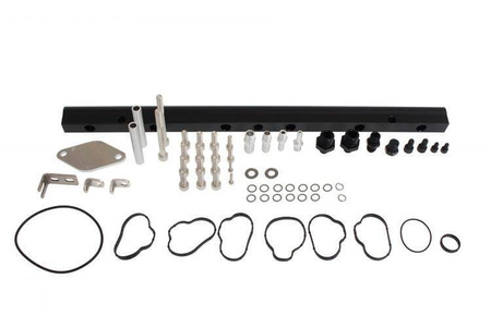 Toyota Lexus 2JZ-GTE indsugningsmanifold med gasspjæld og fuel rail