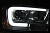 Dodge Ram forlygter 06-08 lysrør krom