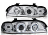 Bmw e39 ringi h1/h1 krom ringi-lygte forlygter