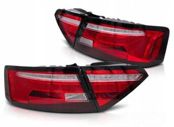 RØD-HVID LED-lamper til AUDI A5 11-16 LIFT