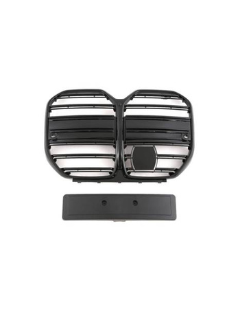 GRILL BMW 4 G26 GRAND COUPE BLANK SORT