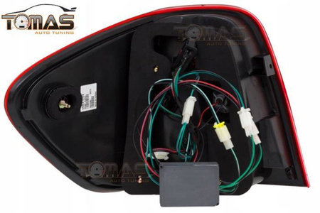 LED-baglygter Mercedes ML W164 05-08 rød smo