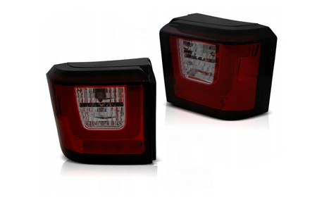 Baglygter Vw T4 90-03.03 Red Smoke Led Bar
