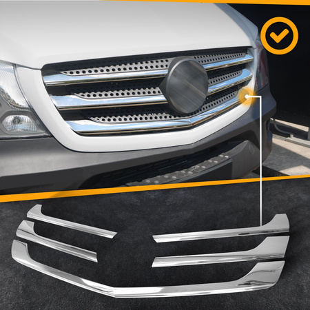 Atrium-pynt Mercedes Sprinter W906 2013+ CHROME