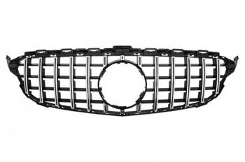 GRILL MERCEDES W205 14- GTR PANAMERICAN CHROME 360