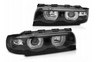 Forlygter Bmw E38 94-01 Ringi 3d Led Sort