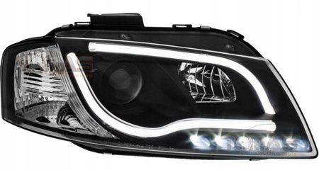 Audi A3 8P forlygter 03-08 TUBE BL
