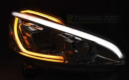 Peugeot 208 12-15 krom led drl forlygter