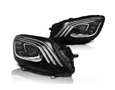 Lampy Mercedes W222 13-17 Forlygter Led Sort