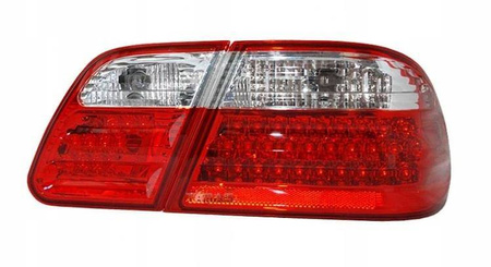 LED-baglygter Mercedes W210 Sedan CLEAR