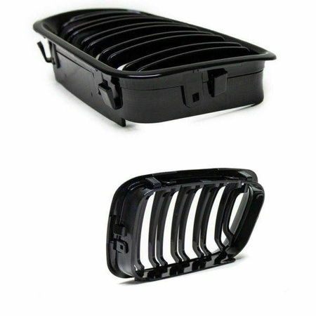 GRILL (NYRE) BMW E46 98-01 SEDAN GLOSSY DOUBLE