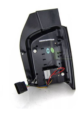 LED-lys vw t5 03-09 rød røg fuld led dts