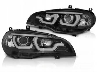 Forlygter BMW X5 E70 07-13 DRL SORT 3D