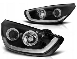 Hyundai Tucson IX35 10-13 led-rør sorte lamper