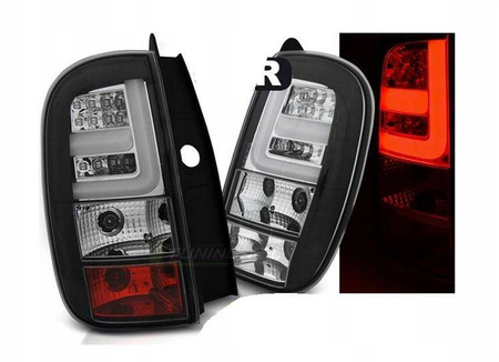 Dacia Duster 10- sort led bar lys