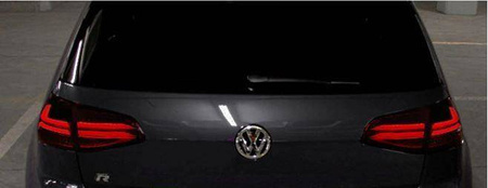 LED-lys Vw Golf VII 7 13- rød hvid led-bar