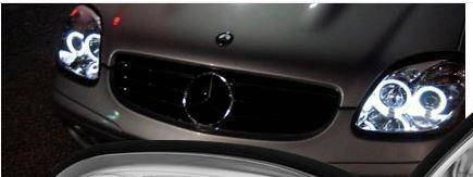 Forlygter Mercedes SLK R170 CHROM