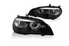 Lygter Bmw X5 E70 07-10 Ringe 3d Drl Sort Xenon