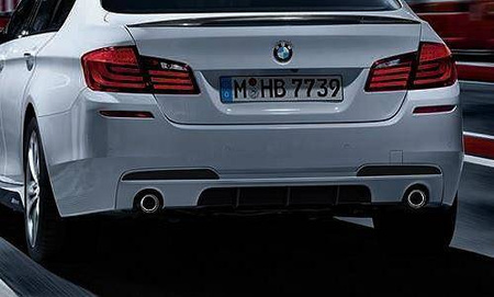BMW F10 10-13 M-PERFORMANCE DOBBELT DIFFUSOR