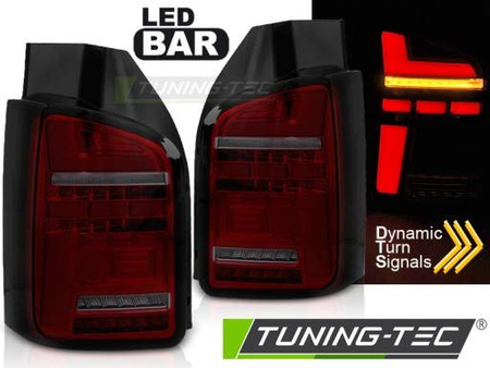RØD SMOKE LED BAR LYGTE til VW T6.1 20-