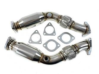 Downpipe NISSAN 350Z DECAT + ELASTISKE FORBINDELSER