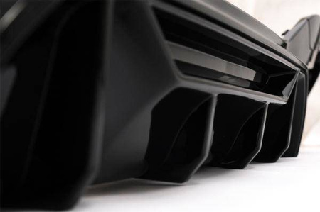 DIFFUSER BMW F20 F21 15-19 TWIN DOUBLE PIANO BLACK
