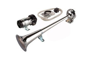 Højt horn med kompressor som TIR-fanfare-sirene CHROM