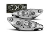 Peugeot 206 CHROM RINGI forlygter