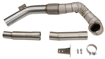 Downpipe Audi S3/ VW Golf MK7 R 3,5'' varmeskjold
