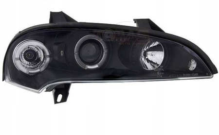 Forlygter Opel Tigra BLACK RINGI