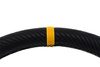 Styr SLIDE 350mm offset:80mm Carbon Yellow Strip