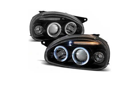 Lygter Opel Corsa B 93-00 Ringi Sort glasdiffusor
