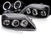 Lamper Forlygter Dacia Logan 04-08 Angel Eyes Black